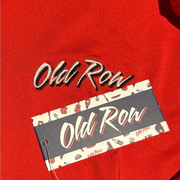 Red OLD ROW Quarter-Zip Pullover (XL) - Picture 4 of 7